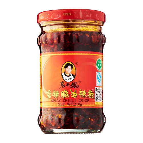 CRISPY CHILLI IN OIL 210G LAOGANMA